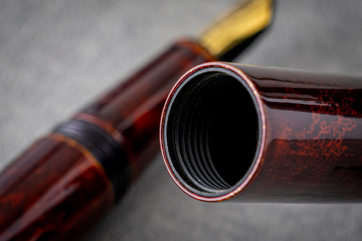 Byakudan Fountain Pen – Urushi Lacquer Finish